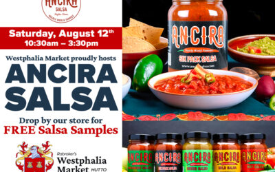 Attend our Ancira Salsa Tasting this Saturday, August 12th!