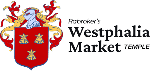 Westphalia Market Temple Butcher Baker Logo