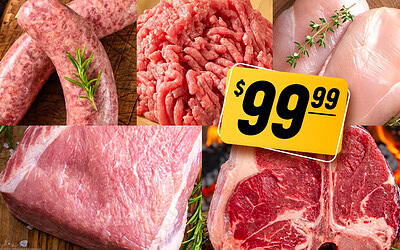 WIN this Winter with our NEW $99.99 Butcher Box and get FREE Delivery!