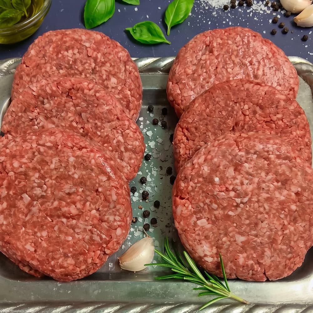 12 hamburger patties subscription box
